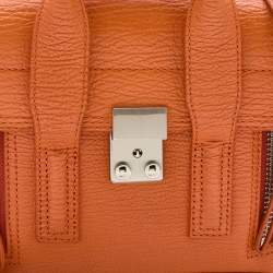 Pre Owned 3.1 Phillip Lim Orange Leather Mini Pashli Satchel