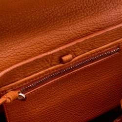 Pre Owned 3.1 Phillip Lim Orange Leather Mini Pashli Satchel