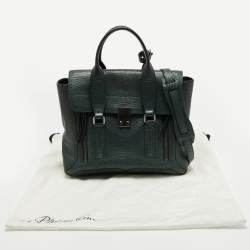 Pre Owned حقيبة ساتشل 3.1 فيليب ليم باشلي جلد أزرق متوسطة