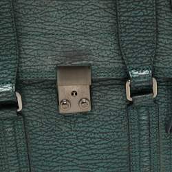 Pre Owned حقيبة ساتشل 3.1 فيليب ليم باشلي جلد أزرق متوسطة