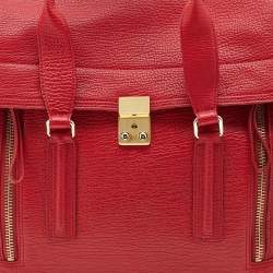 Pre Owned 3.1 Phillip Lim Red Leather Pashli Large Satchel