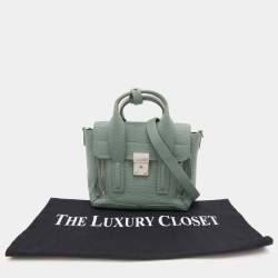Pre Owned 3.1 Phillip Lim Mint Green Leather Mini Pashli Satchel