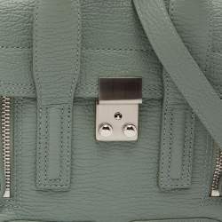 Pre Owned 3.1 Phillip Lim Mint Green Leather Mini Pashli Satchel