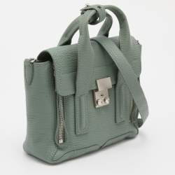Pre Owned 3.1 Phillip Lim Mint Green Leather Mini Pashli Satchel
