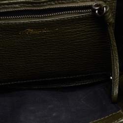 Pre Owned 3.1 Phillip Lim Green Leather Mini Pashli Satchel