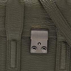 Pre Owned 3.1 Phillip Lim Green Leather Mini Pashli Satchel