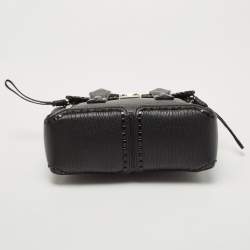 3.1 Phillip Lim Black Leather Mini Whipstitch Pashli Satchel