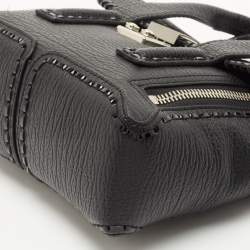 3.1 Phillip Lim Black Leather Mini Whipstitch Pashli Satchel
