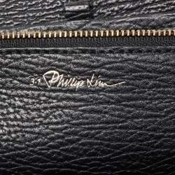 Pre Owned 3.1 Phillip Lim Black Textured Leather Pashli Backpack