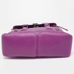 3.1 Phillip Lim Purple Leather Pashli Medium Satchel