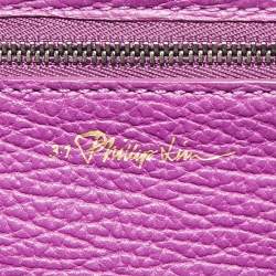 3.1 Phillip Lim Purple Leather Pashli Medium Satchel