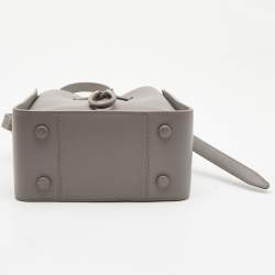 Pre Owned 3.1 Phillip Lim Grey Leather Mini Soleil Bucket Bag