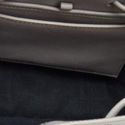 Pre Owned 3.1 Phillip Lim Grey Leather Mini Soleil Bucket Bag