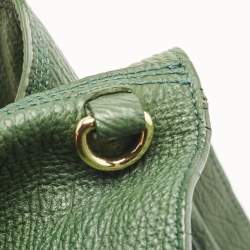 Pre Owned 3.1 Phillip Lim Green Leather Large Pashli Tote