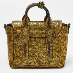 3.1 Phillip Lim Gold Leather Mini Pashli Satchel