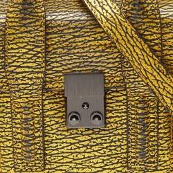 3.1 Phillip Lim Gold Leather Mini Pashli Satchel