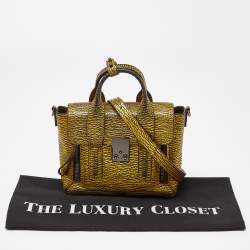 3.1 Phillip Lim Gold Leather Mini Pashli Satchel
