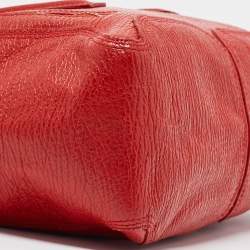 Pre Owned حقيبة ساتشل 3.1 فيليب باشلي جلد برتقالي كبيرة