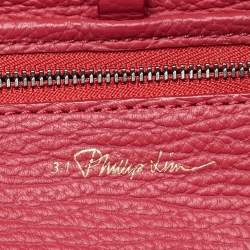 3.1 Phillip Lim Red Leather Pashli Medium Satchel