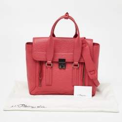3.1 Phillip Lim Red Leather Pashli Medium Satchel