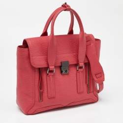 3.1 Phillip Lim Red Leather Pashli Medium Satchel