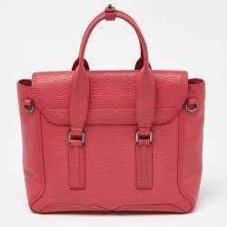 3.1 Phillip Lim Red Leather Pashli Medium Satchel