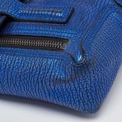 3.1 Phillip Lim Blue Leather Mini Pashli Satchel