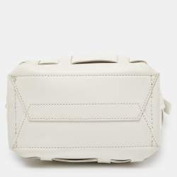 3.1 Phillip Lim Off White Woven Leather Mini Odita Lattice Bucket Bag