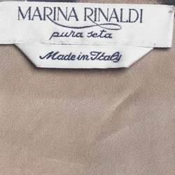 مملوكة مسبقًا كارديجان توين سيت شيفون بطبعة حمار وحشي بيج مارينا رينالدي مقاس كبير