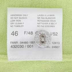 مملوكة مسبقًا قميص بكم طويل محبوك مرن أخضر باسلر مقاس كبير جدًا