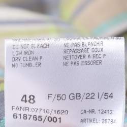 مملوكة مسبقًا Basler Green Checkered Linen Long Sleeve Belted Cuff Shirt XL