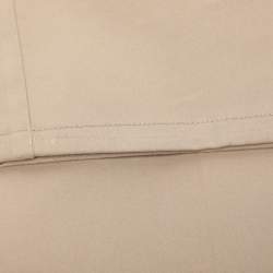 Pre Owned Elena Miro Khaki Stretch Cotton Wide Leg Pants XL