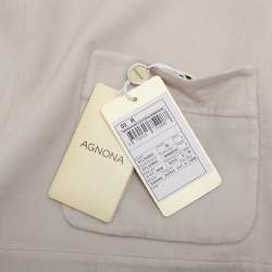 Pre Owned جاكيت أجنونا كشمير بيج فاتح مقاس كبير جداً