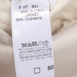 Pre Owned جاكيت أجنونا كشمير بيج فاتح مقاس كبير جداً