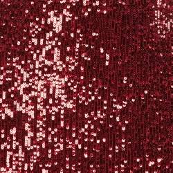 Pre Owned Pamella Roland Dark Red Sequinned Off-The-Shoulder Long Dress S