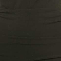 Pre Owned BA&SH Black Crepe Draped Sleeveless Mini Dress XS