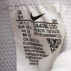 Nike White Leather BLazer High Top Sneakers Size 38.5