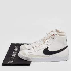 Nike White Leather BLazer High Top Sneakers Size 38.5