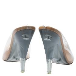 Pre Owned Yeezy Transparent PVC Season 6 Mule Sandals Size 41