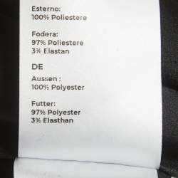 مملوكة مسبقًا 8 by Yoox Black Tweed Feather Trim Blazer and Mini Skirt Suit S