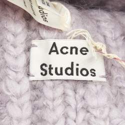 Acne Studios Lavender Bay Chunky Hat Paw Beanie One Size 