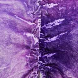 Acne Studios Purple Velvet Crop Top and Track Pants Set L