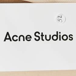 Acne Studios Beige Cotton Asymmetric Wrap Skirt XS