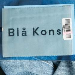 Pre Owned Acne Studios Blå Konst Blue South Purple Cloud Print Denim Jeans S Waist 27"