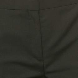 Pre Owned Acne Studios Black Wool Formal Trousers S