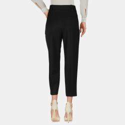 Pre Owned Acne Studios Black Wool Regular Fit Pants XL (EU 42)
