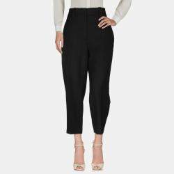 Pre Owned Acne Studios Black Wool Regular Fit Pants XL (EU 42)