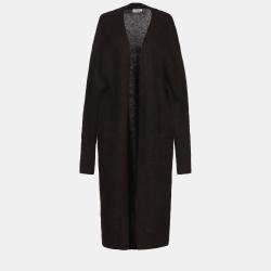 Pre Owned Acne Studios Brown Wool-Blend Cardigan XS