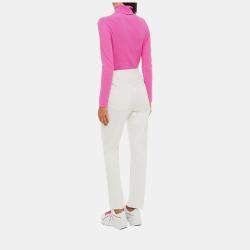 Acne Studios Bla Konst White Cotton Straight Leg Jeans M (SIZE 30)