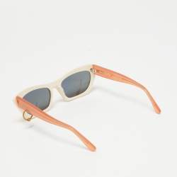 Acne Studios Two Tone/Grey Pierced Azalt Cat-Eye Sunglasses